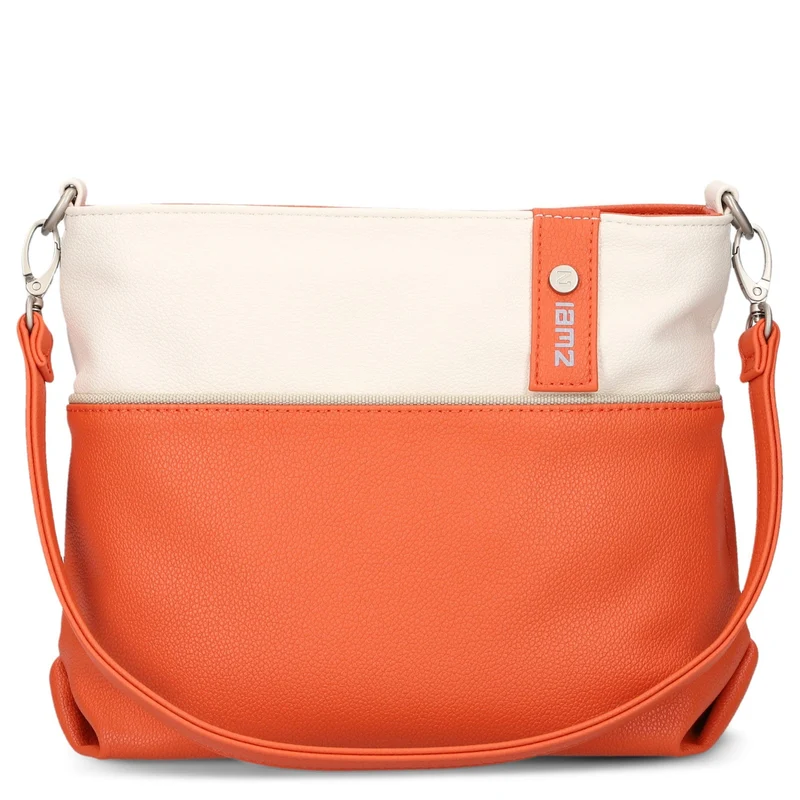 zwei Jana J8 - Bolso de hombro 27 cm (papaya)