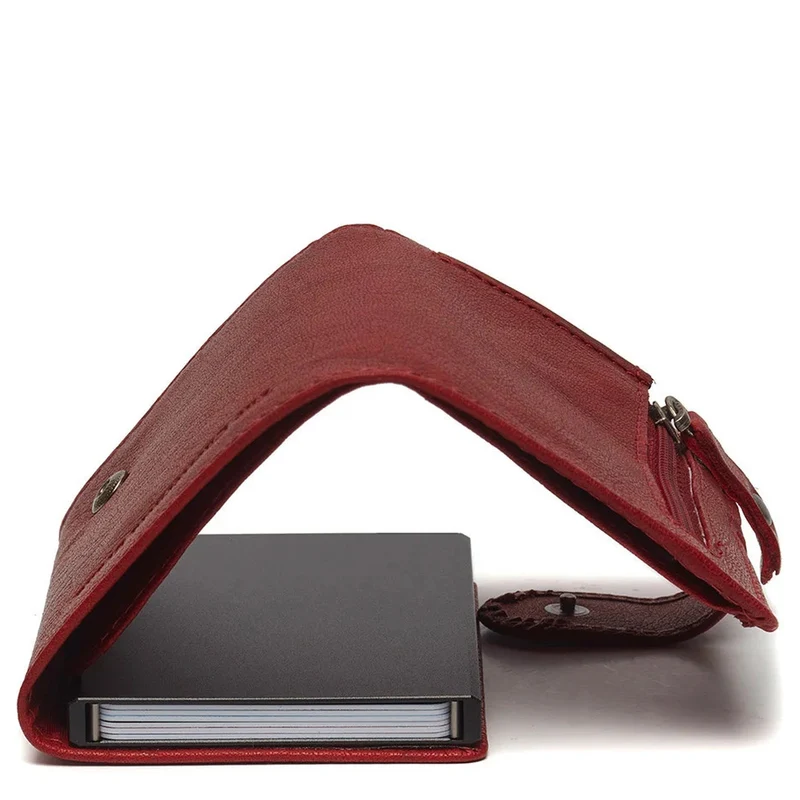 The Chesterfield Brand Portland - Tarjetero 6cc 10 cm RFID (red)