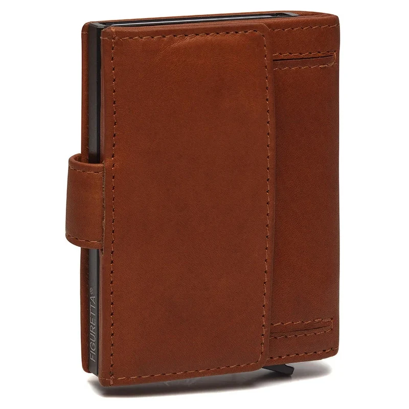 The Chesterfield Brand Leipzig - Tarjetero 6cc 10 cm RFID (cognac)