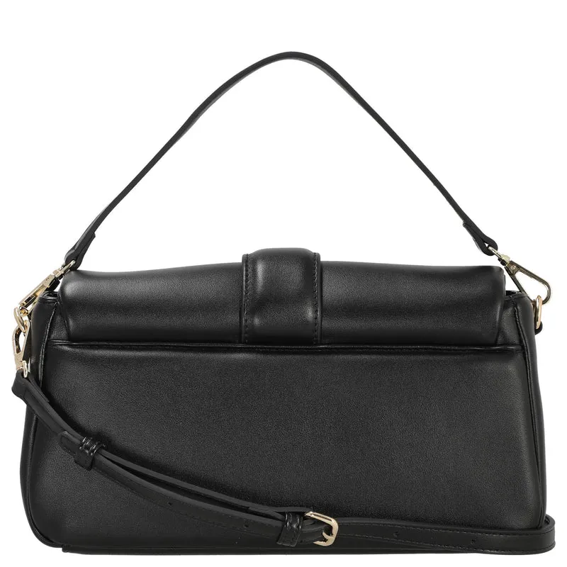 Seidenfelt Dalarna - Bolso de hombro 30 cm (black/gold)
