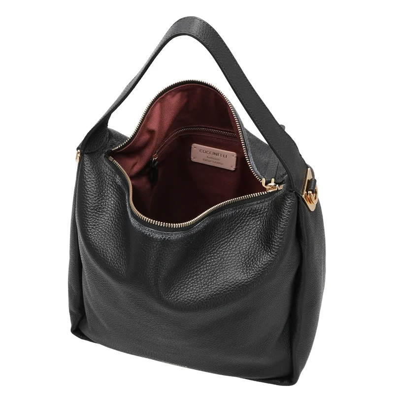 Coccinelle Oliver - Bolso de hombro 30 cm (noir)