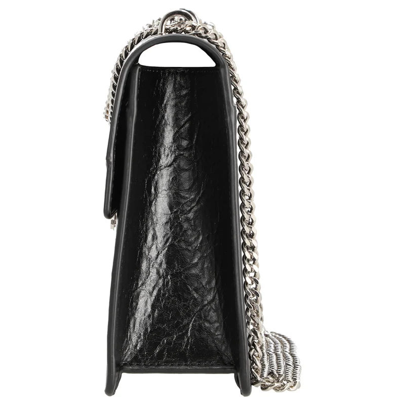 Seidenfelt Roros Big - Bolso de hombro 28 cm (glossy black)